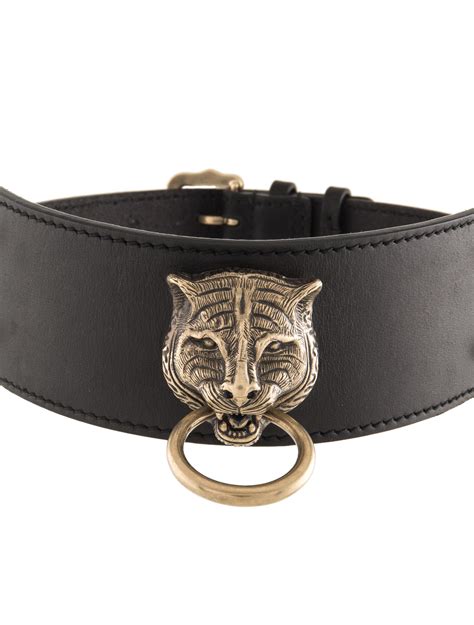 gucci feline head choker in gold|Designer Fashion Necklaces .